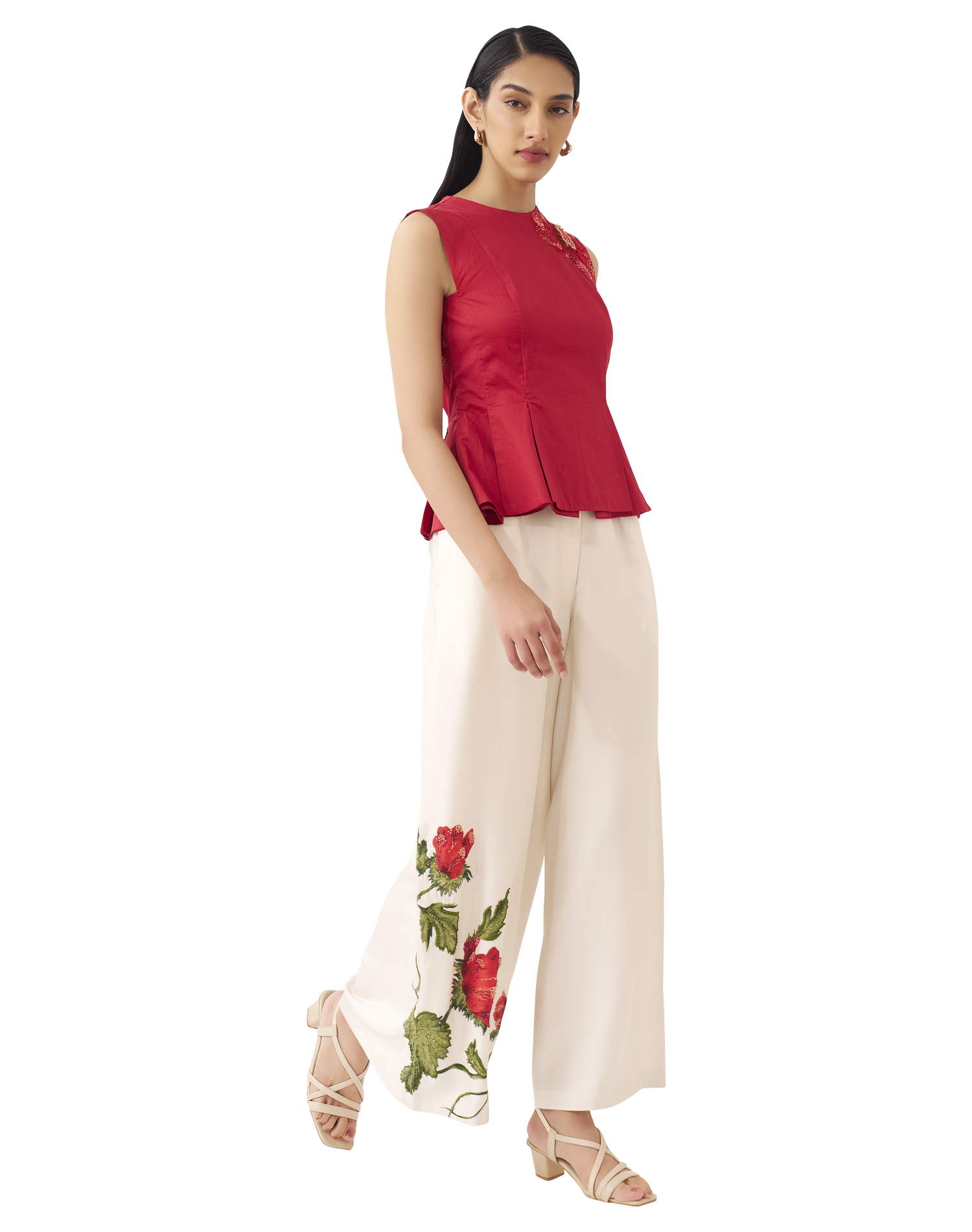 SILK POPPY CO-ORD SET