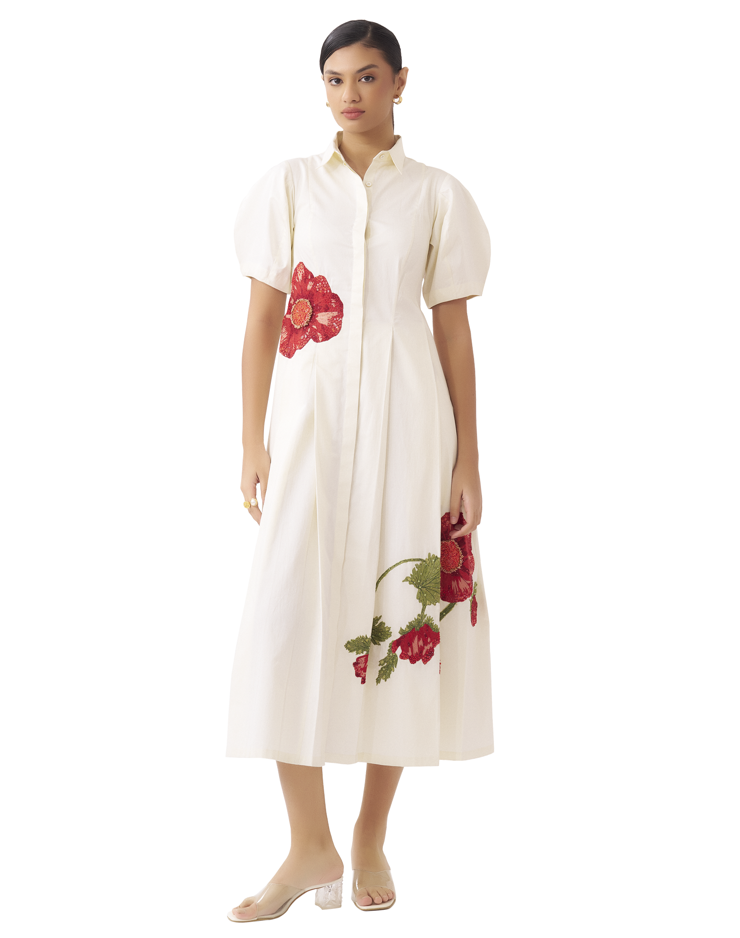 CRIMSON POPPY DRESS