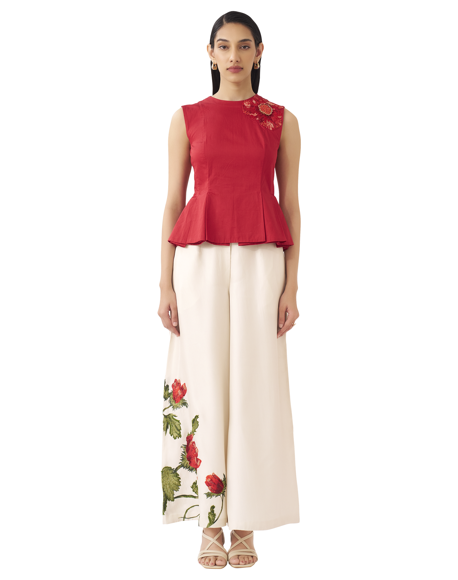 SILK POPPY CO-ORD SET