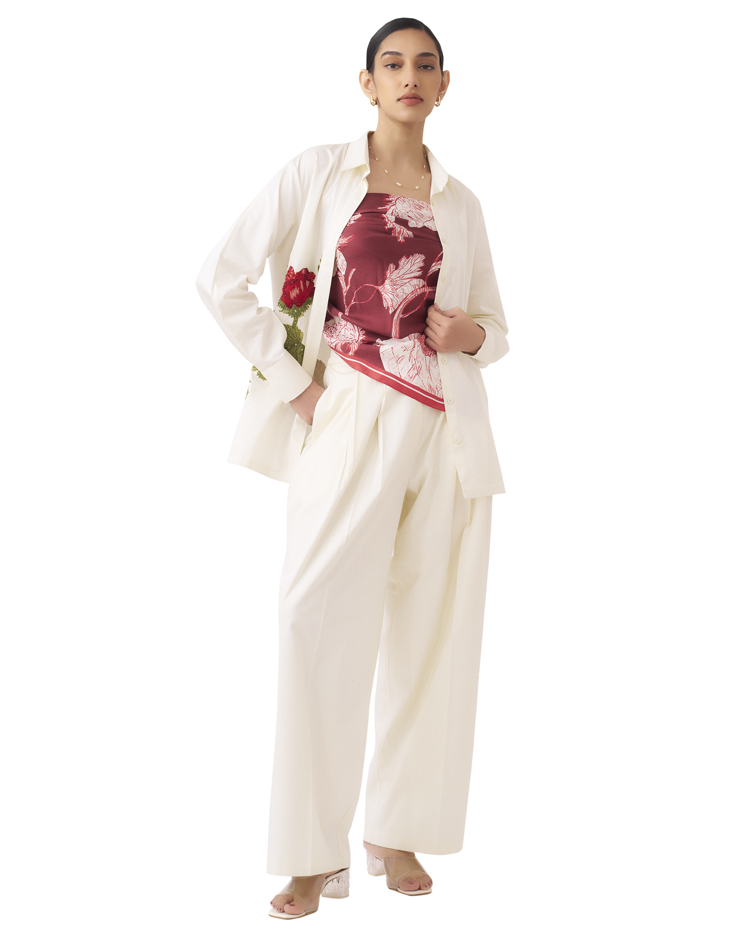 POPPY ECRU PANTS
