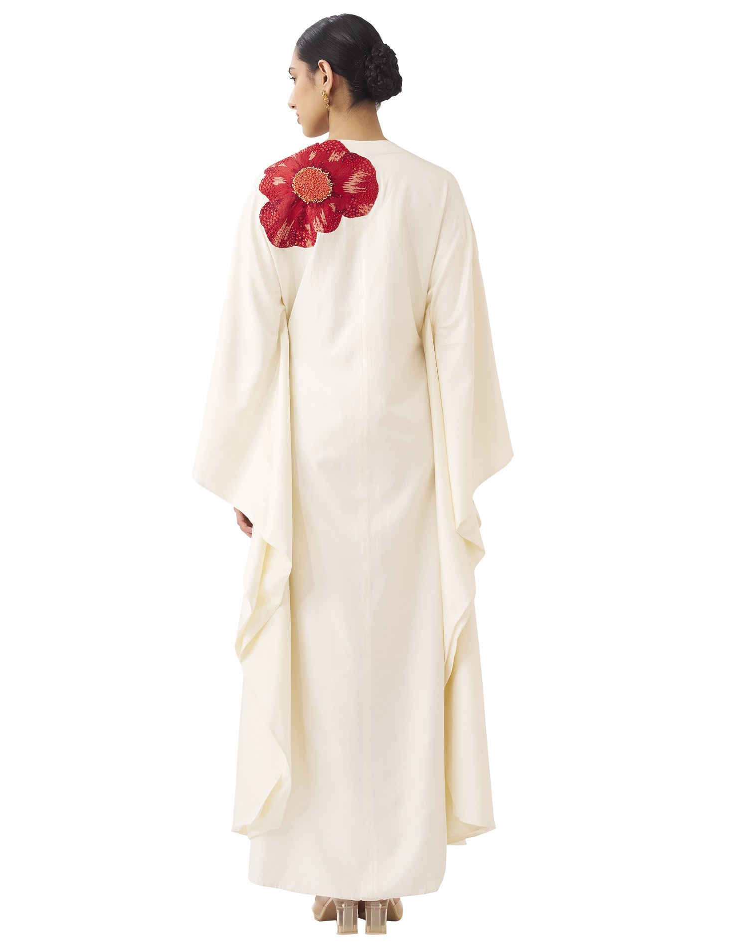CALIFORNIA POPPY KAFTAN DRESS