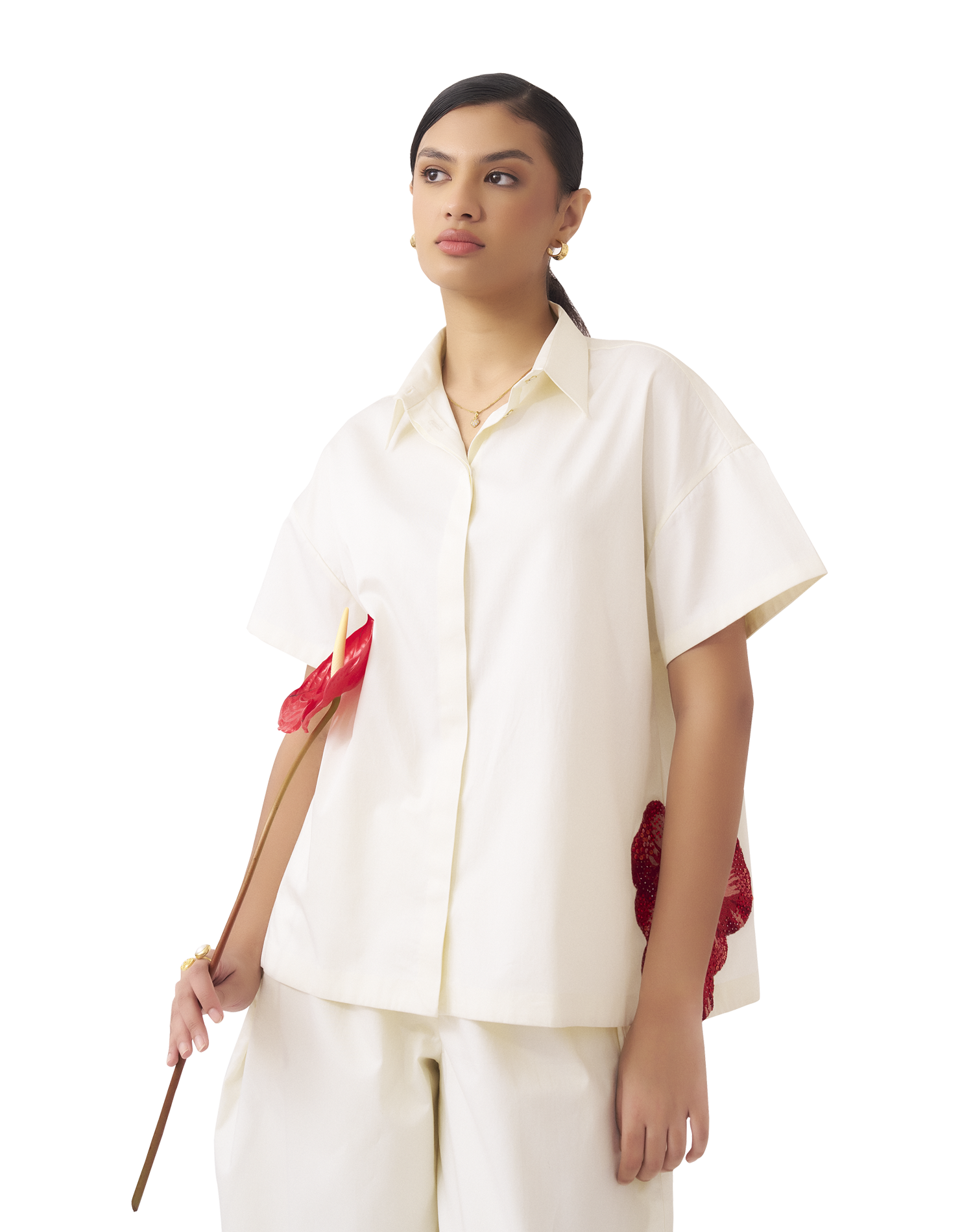 BLUSHING POPPY SHIRT